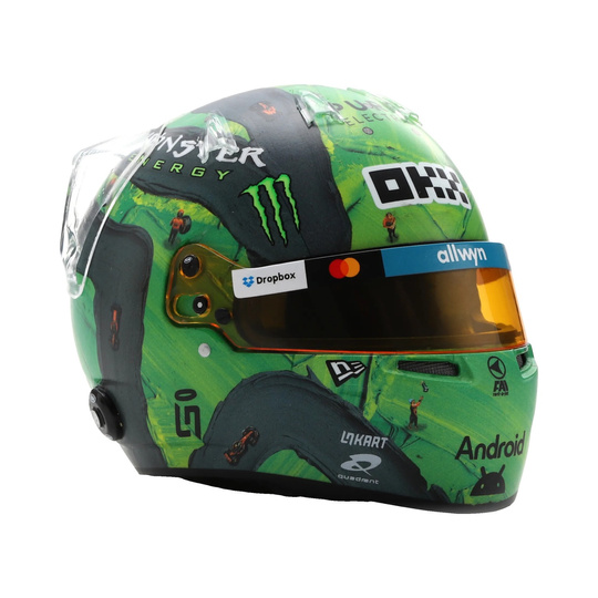 McLaren F1 Lando Norris Miniaturhelm Las Vegas GP 1:5