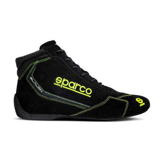 Sparco Schuhe Slalom MY22 schwarz/gelb (FIA)