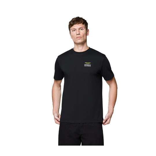 Aston Martin F1 2025 Herren T-Shirt Wireframe Graphic