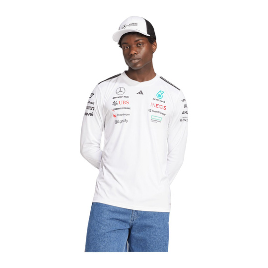 Mercedes AMG F1 Team Langarmshirt weiß