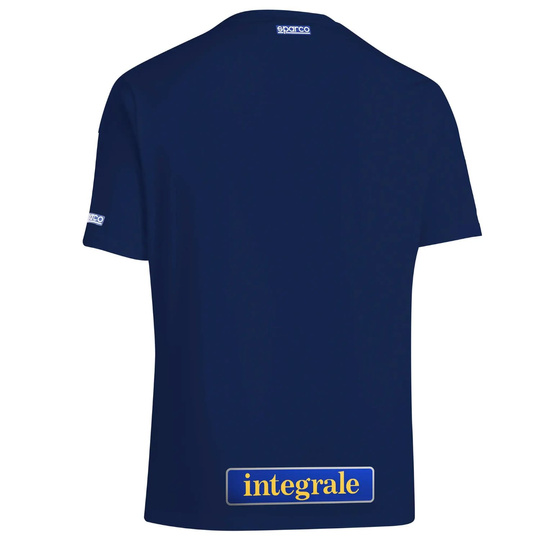 Sparco T-Shirt Lancia HF Delta Integrale marineblau/gelb