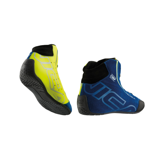 OMP Schuhe Tecnica MY25 marineblau/gelb (FIA)