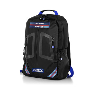 Sparco Martini Racing Rucksack Stage MY23 Schwarz-Blau