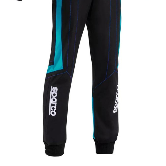 Sparco Kartanzug Thunder schwarz/blau (FIA)
