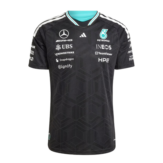 Mercedes AMG F1 2026 T-Shirt Authentic Team schwarz