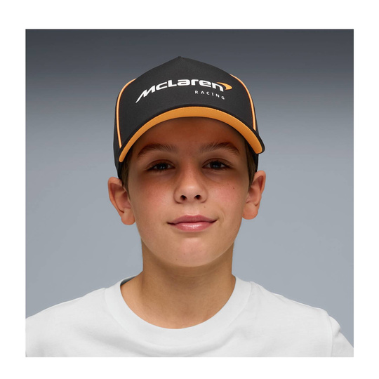 McLaren F1 2026 Kinder Baseballkappe Logo Schwarz