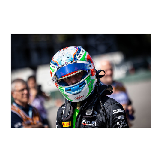 Mercedes AMG Petronas 2025 Miniaturhelm 1:5 Kimi Antonelli