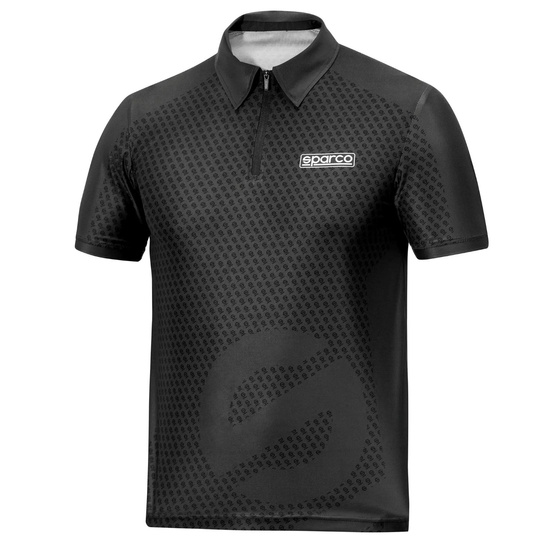 Sparco Herren Polohemd SL Polo Subly Schwarz