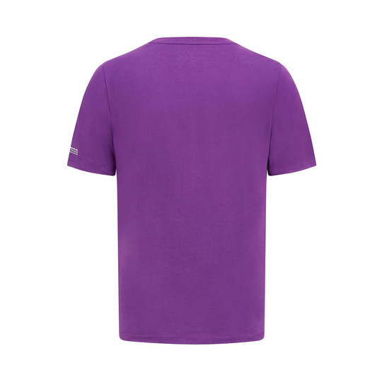 Mercedes AMG F1 Herren T-shirt Lewis Hamilton Portrait Purple