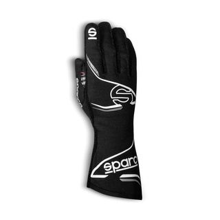 Sparco Handschuh ARROW+ Schwarz/Weiß (FIA)