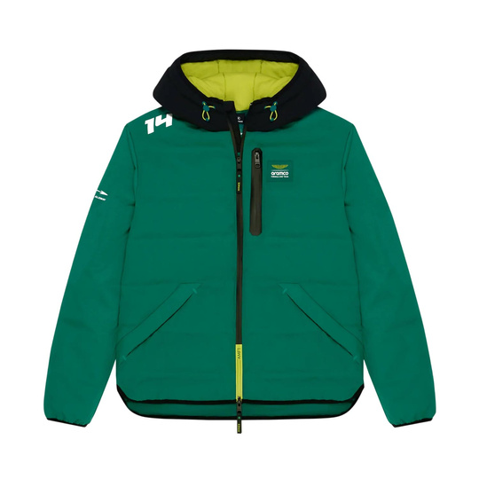Aston Martin F1 2024 Herren Jacke Alonso Kimoa Puffy