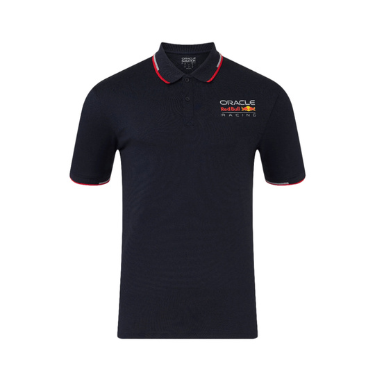 Red Bull Racing 2025 Herren Poloshirt Core Logo Marineblau