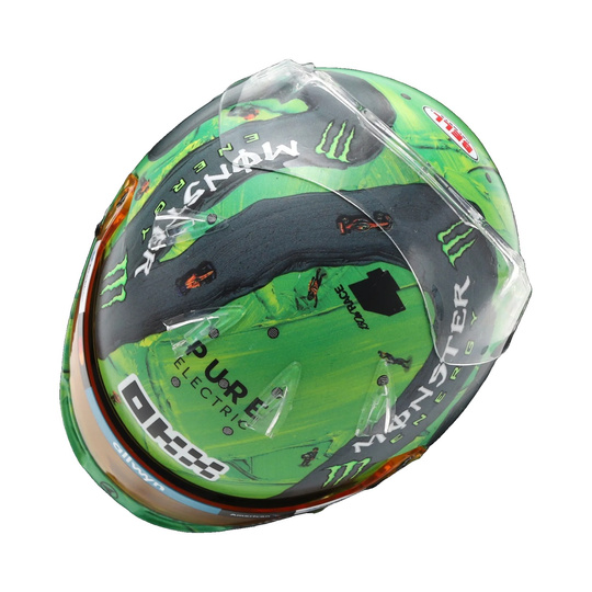 McLaren F1 Lando Norris Miniaturhelm Las Vegas GP 1:5