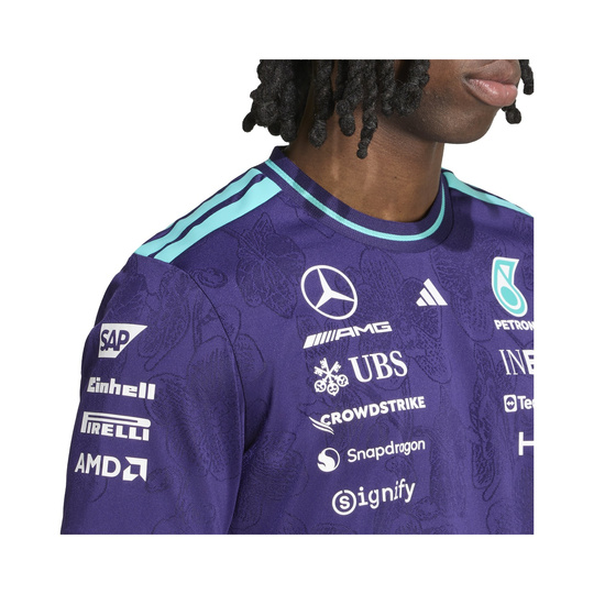 Mercedes AMG F1 2026 T-Shirt Authentic Vanda Bloom