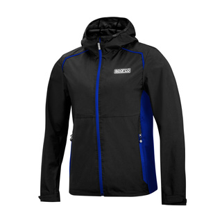 Sparco Regenjacke Wind MY22 schwarz/blau