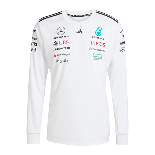 Mercedes AMG F1 Team Langarmshirt weiß
