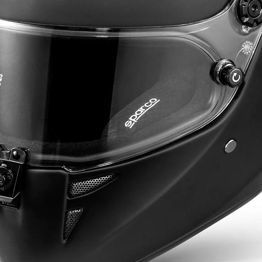 Sparco Helm Stealth KF schwarz (FIA)
