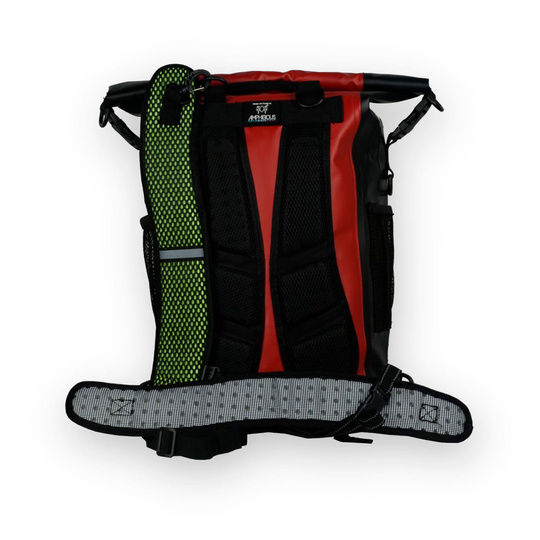 Amphibious Wasserdichter Rucksack ATOM II Rot