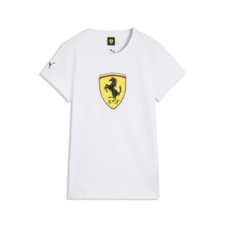Scuderia Ferrari F1 2026 Damen T-Shirt Large Logo weiß