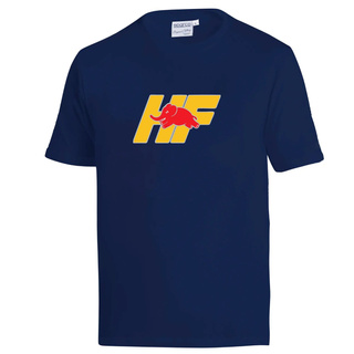 Sparco T-Shirt Lancia Yellow HF marineblau