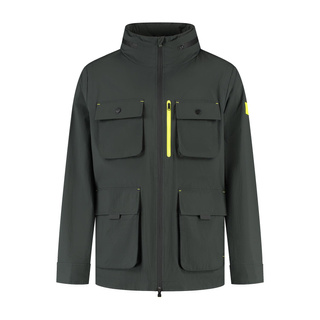 Aston Martin F1 2025 Herren Regenjacke 6 pocket