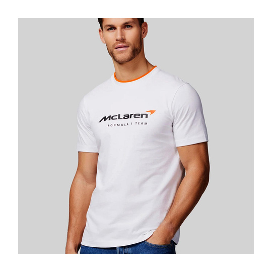 McLaren F1 2025 Herren T-Shirt Essentials Weiß