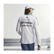 Mercedes AMG F1 2026 Langarmshirt Authentic Team weiß