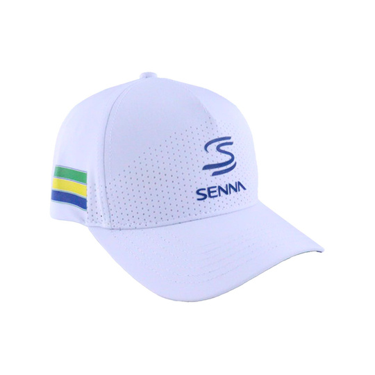 Ayrton Senna F1 2025 Baseballkappe Leisure Weiß