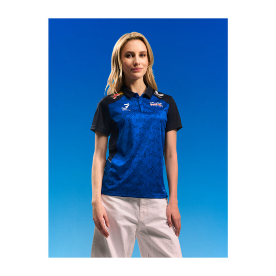 Red Bull Racing F1 2026 Damen Poloshirt Marineblau-Blau Max Verstappen