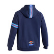 Sparco Herren Kapuzensweatjacke Full Zip Martini Racing MY25 Marineblau