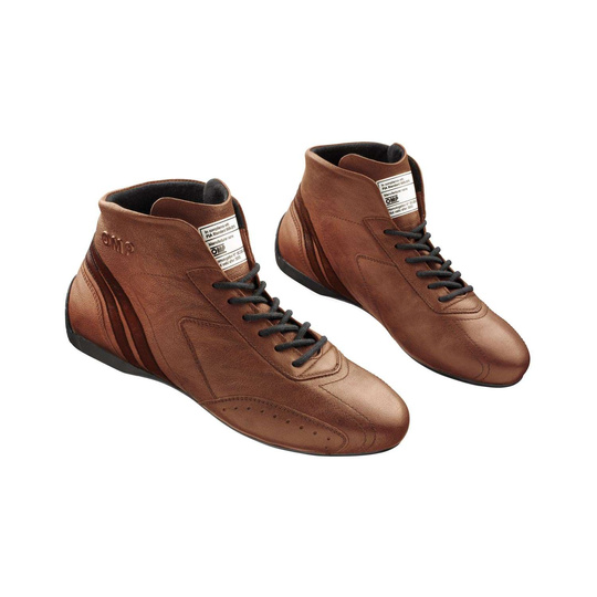 OMP Schuhe Carrera MY21 braun (FIA)