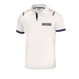 Sparco Poloshirt Martini Logo weiß