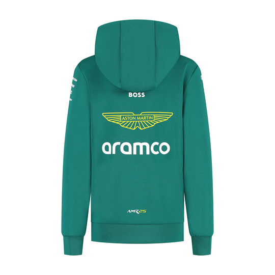 Aston Martin F1 2025 Kinder Kapuzensweatjacke Team