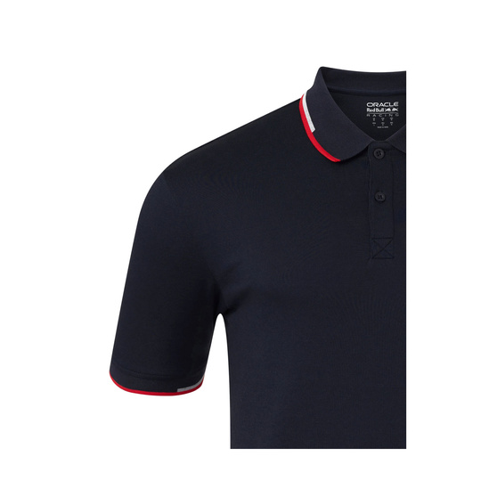 Red Bull Racing 2025 Herren Poloshirt Core Logo Marineblau