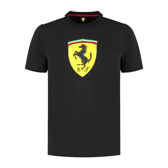 Ferrari F1 2025 Kinder T-shirt Shield Schwarz