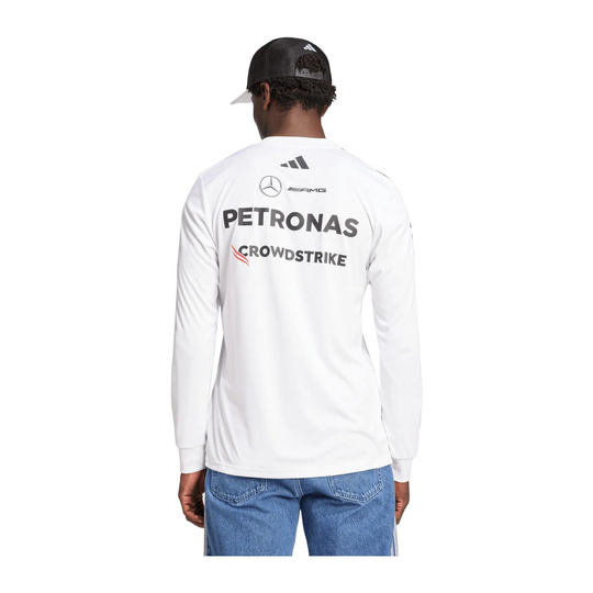 Mercedes AMG F1 Team Langarmshirt weiß