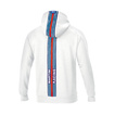 Sparco Kapuzenpullover Stripe Martini Racing weiß