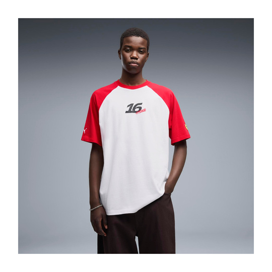 Scuderia Ferrari F1 2026 Charles Leclerc T-Shirt Graphic weiß
