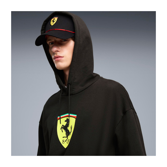 Scuderia Ferrari F1 2026 Kapuzenpullover Large Logo schwarz