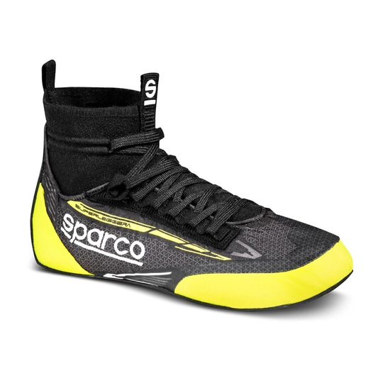 Sparco Fahrerschuh SUPERLEGGERA MY23 Schwarz/Gelb (FIA)