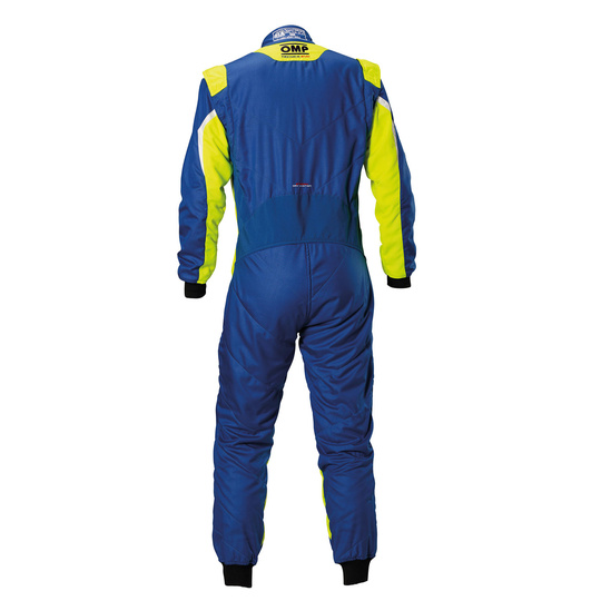 OMP Rennoverall TECNICA EVO MY23 Blau/Gelb (FIA)