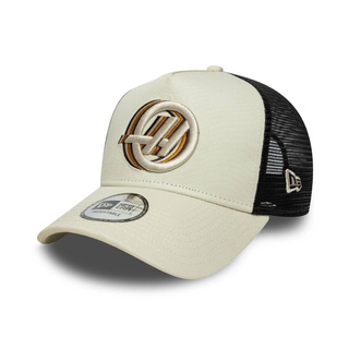 Haas F1 2026 Cap Seasonal Trucker cremefarben