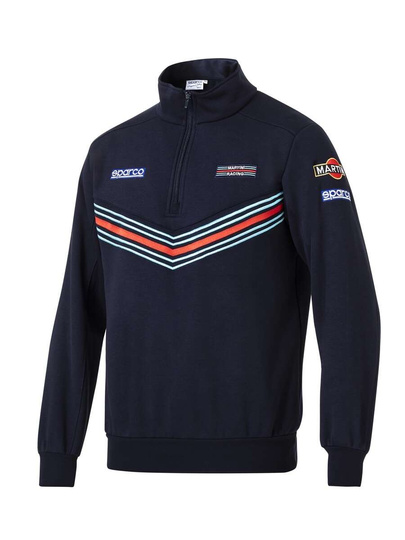 Sparco Sweatshirt Half Zip Martini Racing