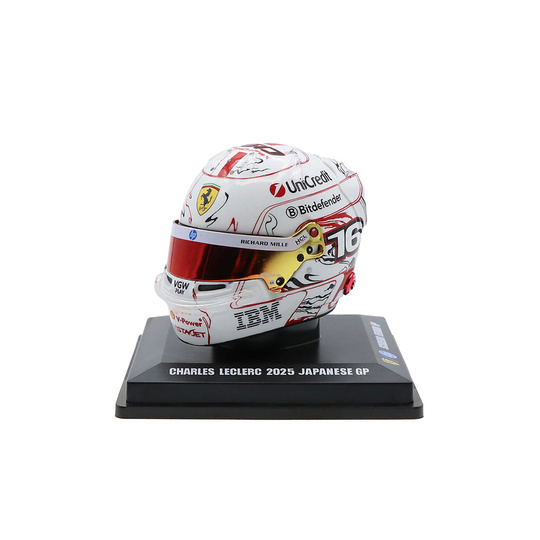 Scuderia Ferrari Miniaturhelm 1:5 Charles Leclec Japan GP
