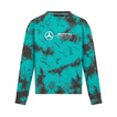 Mercedes AMG F1 Sweatshirt Crew Neck Tie Dye