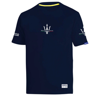 Sparco T-Shirt Maserati Corse marineblau