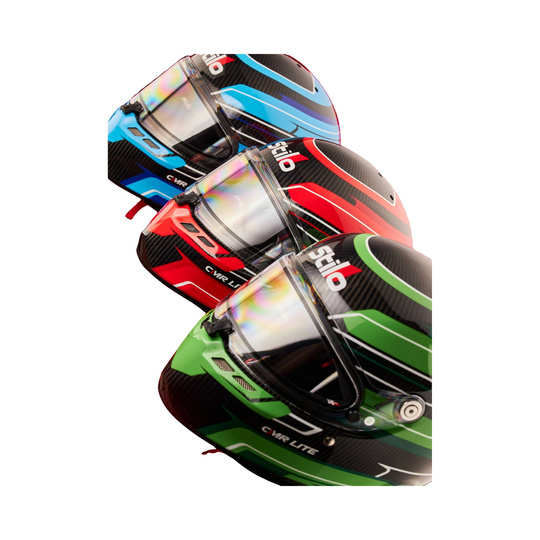 Stilo Helm ST6 CMR Carbon Lite Graphyc grün (CMR)