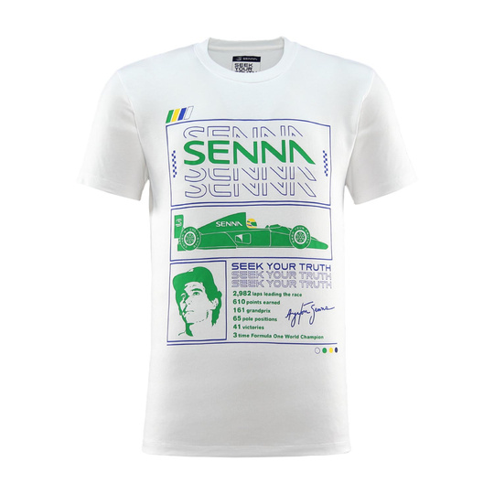 Ayrton Senna F1 2025 Herren T-Shirt Race Graphic