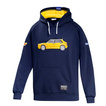 Sparco Kapuzenpullover Lancia HF Delta Integrale marineblau/gelb