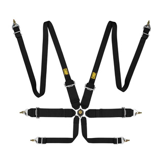 OMP Renngurt Saloon FHR 6 - Punkt schwarz 